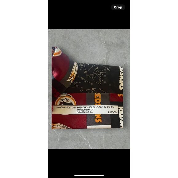 Ralph Marlin & Co. Mens Multicolor Washington Red Skin Block & Play Neck Tie - Picture 12 of 16